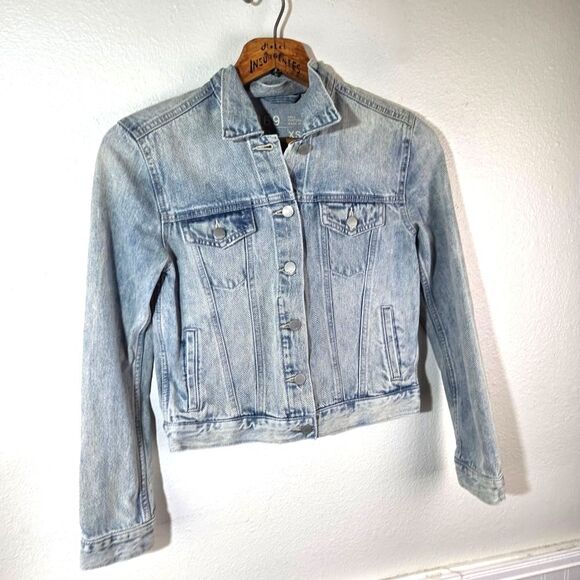 Womem's GAP 1969 Blue Cotton Denim Button Up Jacket Size XS - Picture 8 of 11